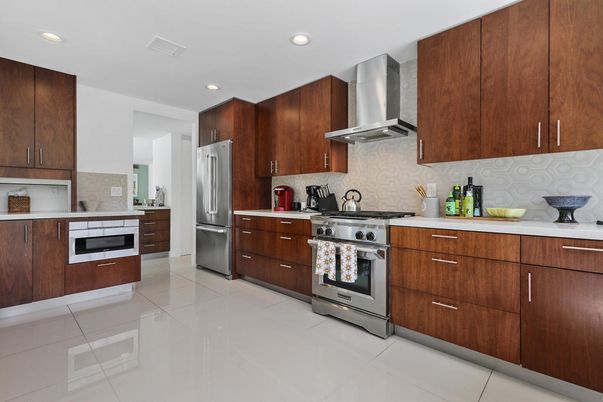 Interior, Kitchen, Recessed Lighting, Stainless Steel Appliances
