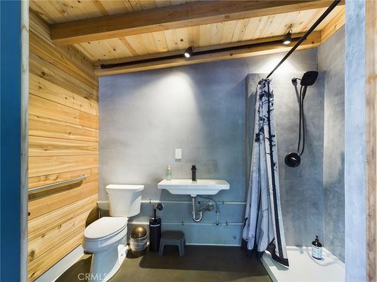 Bathroom, Interior, Wooden Beams, Wooden Ceilings, Wooden Walls