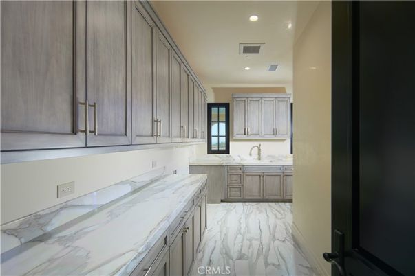 Interior, Kitchen, Marble, Recessed Lighting