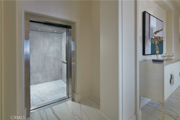 Elevator, Interior, Marble