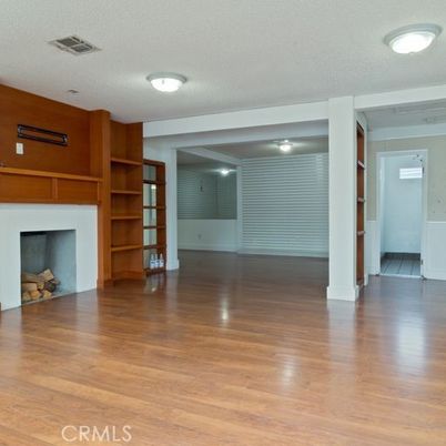 Empty room, Fireplace, Interior, Wood Texture Flooring