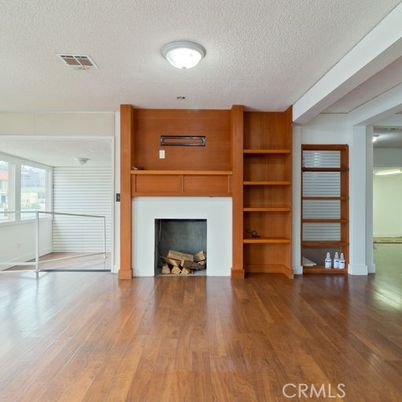 Empty room, Fireplace, Interior, Wood Texture Flooring