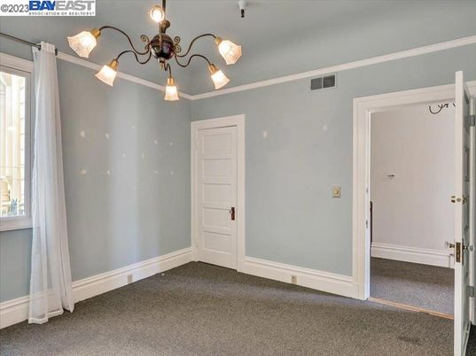 Chandelier, Empty room, Interior