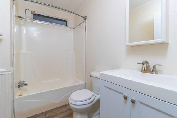 Bathroom, Interior, Wood Texture Flooring