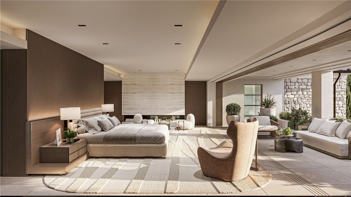 Bedroom, Interior, Living room, Recessed Lighting