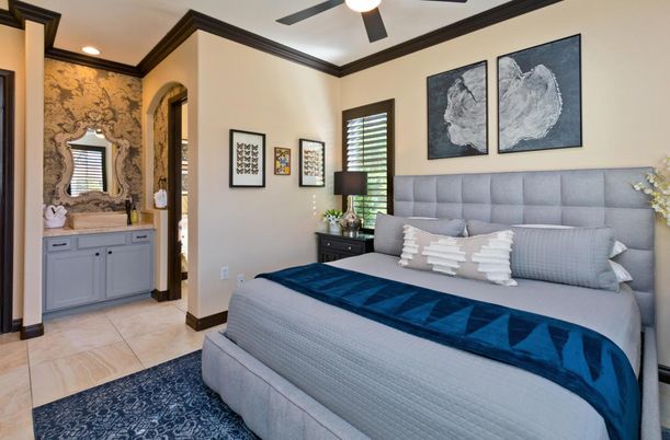 Bedroom, Interior, Recessed Lighting
