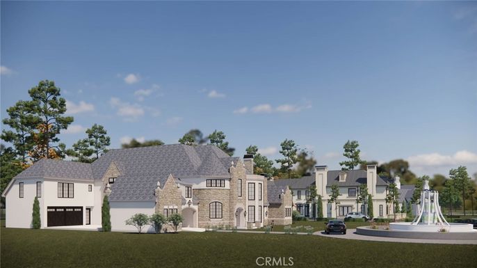 Attached, Backyard, Exterior, Facade, French Provincial