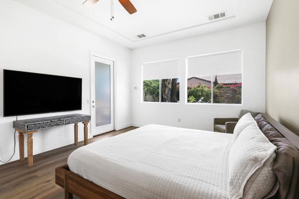 Bedroom, Interior, Wood Texture Flooring