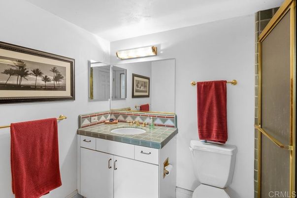 Bathroom, Glass Shower, Interior, Tile Countertops