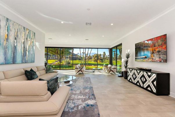Interior, Living room, Recessed Lighting