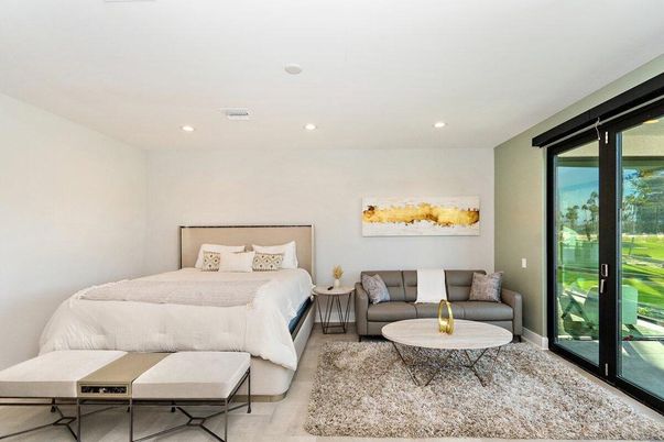 Bedroom, Interior, Recessed Lighting
