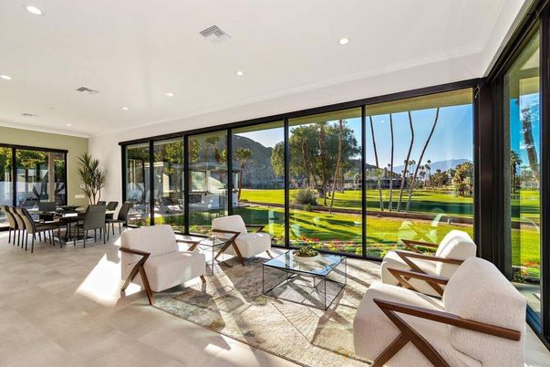 Dining room, Interior, Living room, Recessed Lighting, Sun Room