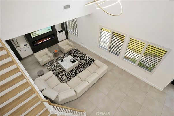 Fireplace, Interior, Living room, Pendant Lights