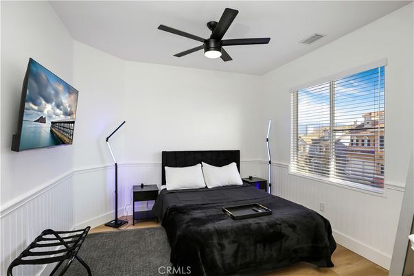 Bedroom, Interior, Wood Texture Flooring