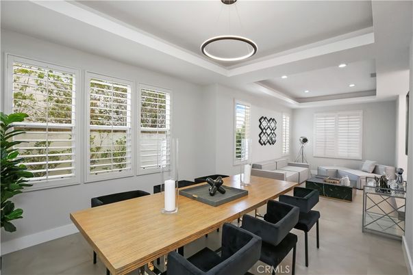Dining room, Interior, Living room, Pendant Lights, Recessed Lighting