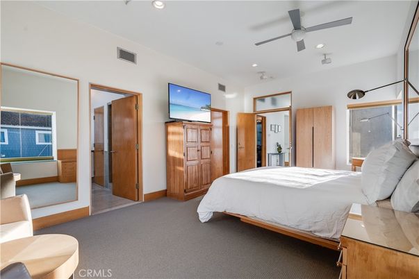 Bedroom, Interior, Recessed Lighting