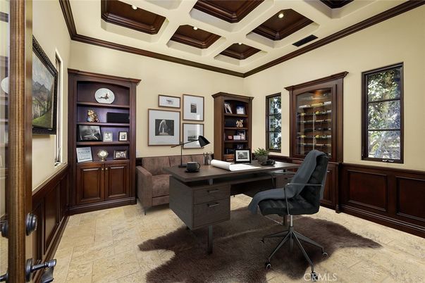 Home Office, Interior, Recessed Lighting