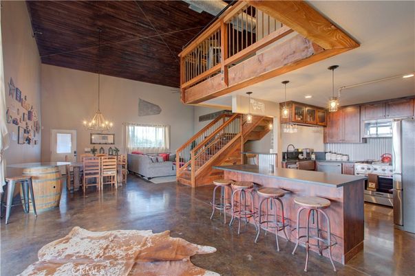Dining room, Interior, Kitchen, Living room, Pendant Lights, Recessed Lighting, Stainless Steel Appliances