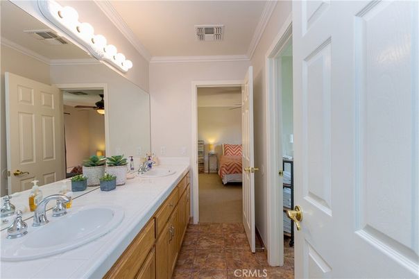 Bathroom, Dual Sink Vanities, Interior, Tile Countertops