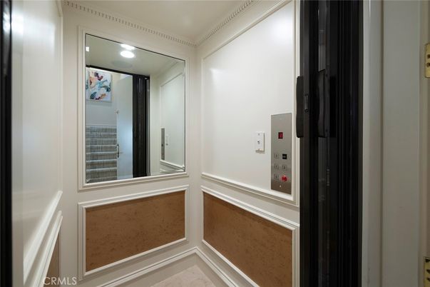 Elevator, Interior, Recessed Lighting