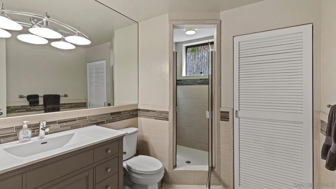 Bathroom, Glass Shower, Interior