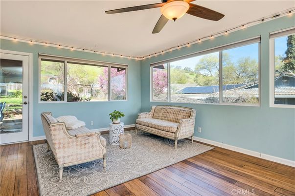 Interior, Sun Room, Wood Texture Flooring