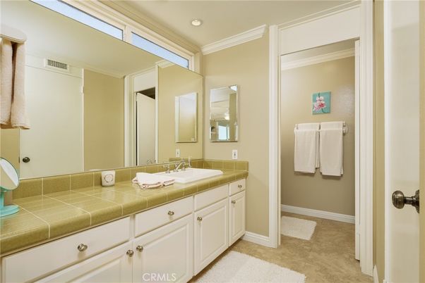 Bathroom, Interior, Recessed Lighting, Tile Countertops
