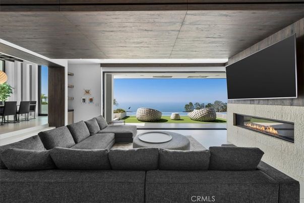 Fireplace, Interior, Living room, Water, Wooden Ceilings