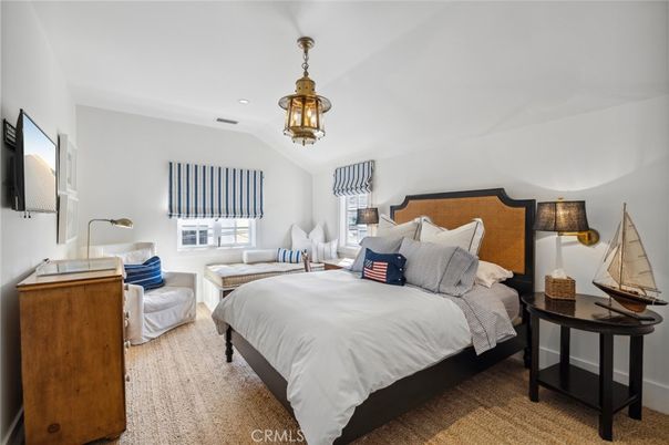 Bedroom, Interior, Pendant Lights, Recessed Lighting