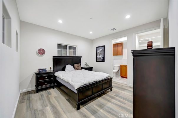 Bathroom, Bedroom, Interior, Recessed Lighting, Wood Texture Flooring