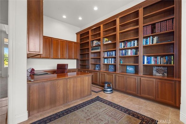 Home Office, Interior, Recessed Lighting