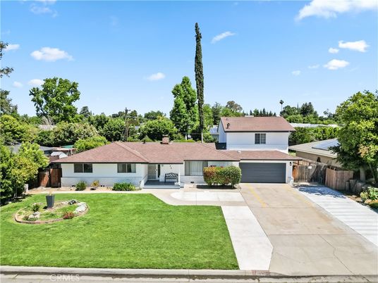 Attached, Backyard, Exterior, Facade, Solar Panels, Ranch