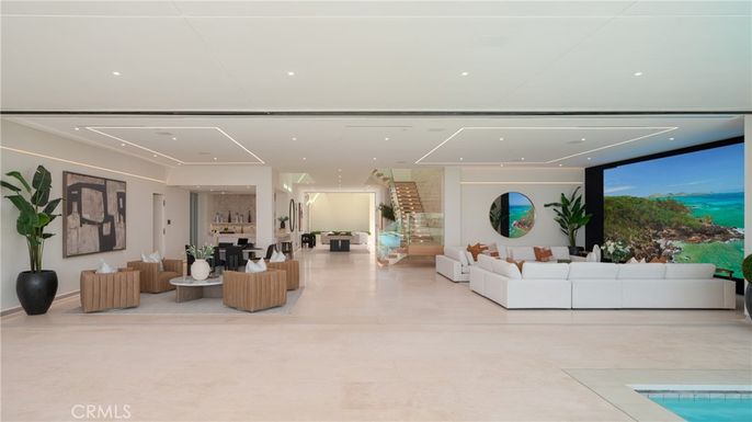 Interior, Living room, Recessed Lighting