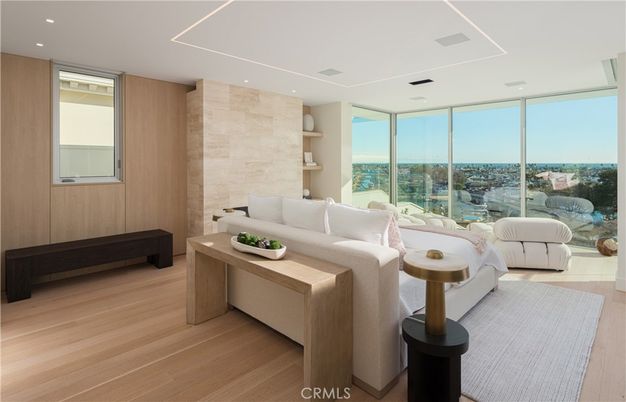 Interior, Living room, Recessed Lighting, Water, Wood Texture Flooring