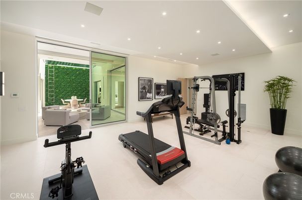Fitness Equipment, Interior, Recessed Lighting