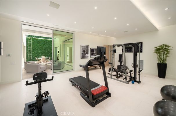 Fitness Equipment, Interior, Recessed Lighting