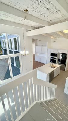 Interior, Kitchen, Pendant Lights, Wood Texture Flooring