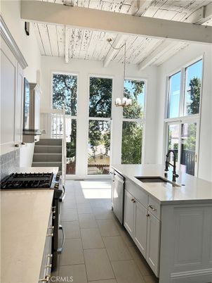 Interior, Kitchen, Pendant Lights, Stainless Steel Appliances