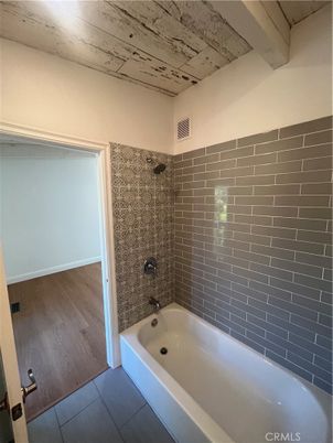 Bathroom, Interior, Wood Texture Flooring