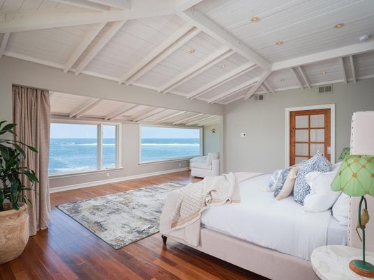 Bedroom, Interior, Water, Wood Texture Flooring