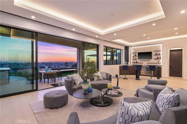 Interior, Living room, Recessed Lighting