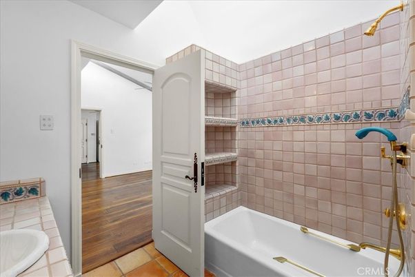 Bathroom, Interior, Wood Texture Flooring