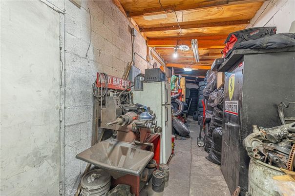 Fitness Equipment, Interior, Stone Walls, Wooden Beams, Wooden Ceilings