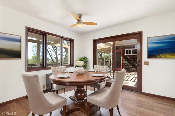 Dining room, Interior, Wood Texture Flooring