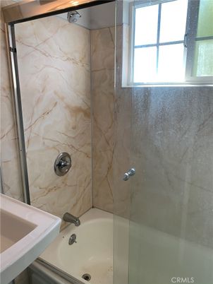 Bathroom, Glass Shower, Interior, Marble Walls