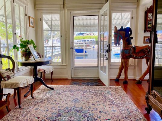 Interior, Sun Room, Wood Texture Flooring