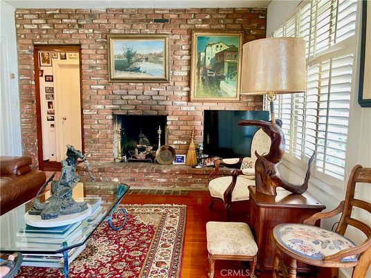 Fireplace, Interior, Stone Walls, Wood Texture Flooring