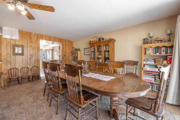 Dining room, Interior, Wooden Walls