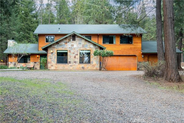 Attached, Backyard, Exterior, Facade, Log Home