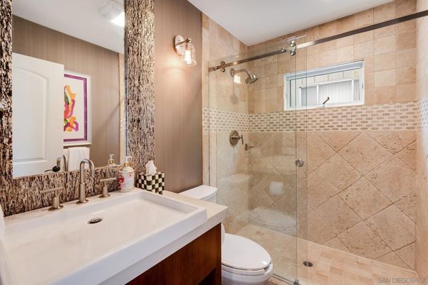 Bathroom, Glass Shower, Interior